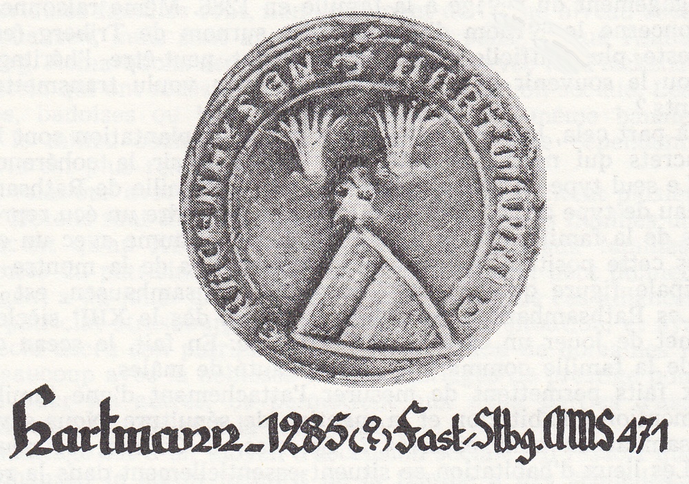 1285 - Sceau de Hartmann de Rathsamhausen